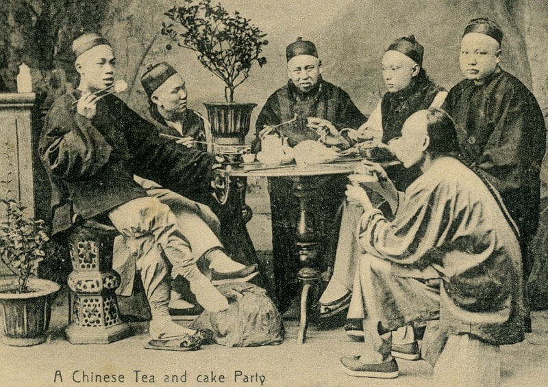 chinesische Teeparty