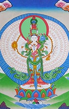 Thangka-Avalokiteshvara