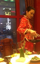 Chinesische Essstäbchen Restaurant