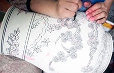 Chinavase Porzellan Herstellung