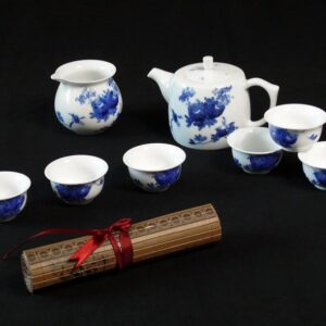 Teeservice "Granatapfelblüte", chinesisches Porzellan-Service