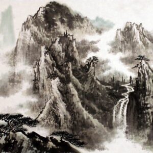 Peng Guo Lan "Landschaft von Yandangshan", chinesische Malerei