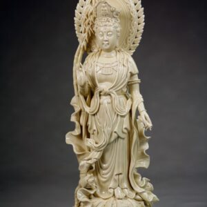 Guanyin Porzellanfigur, Blanc-de Chine