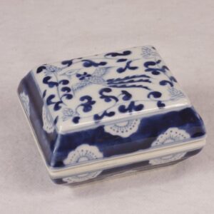 Porzellanschale "Phönix", Porzellan blau-weiß-0