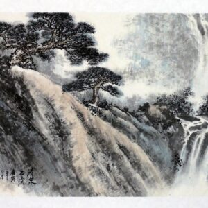 Peng Guo Lan "Wasser wie Kristall", chinesische Malerei