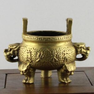 Messing-Gefäß "Ding" Miniatur-Replik