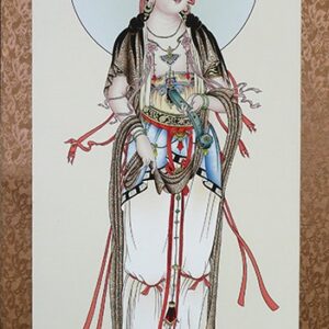 Rollbild "Guanyin mit Ruyi Zepter"