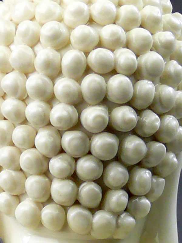 Blanc-de-Chine "Die Drei Amithabas - Der Erleuchtete" Detail Kopf