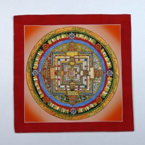 Thangka, Kalachakra Mandala, rot-0