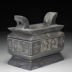 Steingefäß "Fang Ding", Ornament