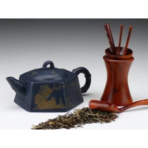 Yixing Teekanne "Jahreszeiten", Hexagonal