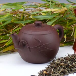 Yixing Teekanne "Kostbarer Bambus", Pao Zhun