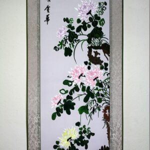 Stickbild "Die Vier Edlen - Chrysantheme"