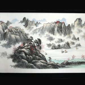 Chinesische Malerei "Spiegelsee", Peng Guo Lan