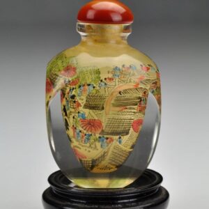 Snuff Bottle "Festival am Fluss"