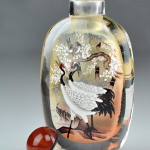 Große Snuff Bottle "Langes Leben"