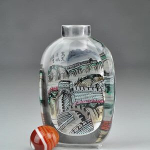 Große Snuff Bottle "Jiankou"