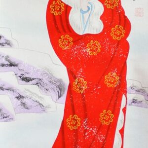 Japanisches Rollbild "Wang Zhaojun"