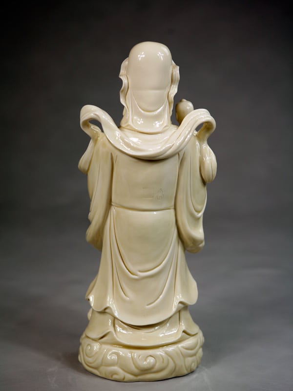 Porzellanfigur Lu Xing Feng Shui Glücksgott