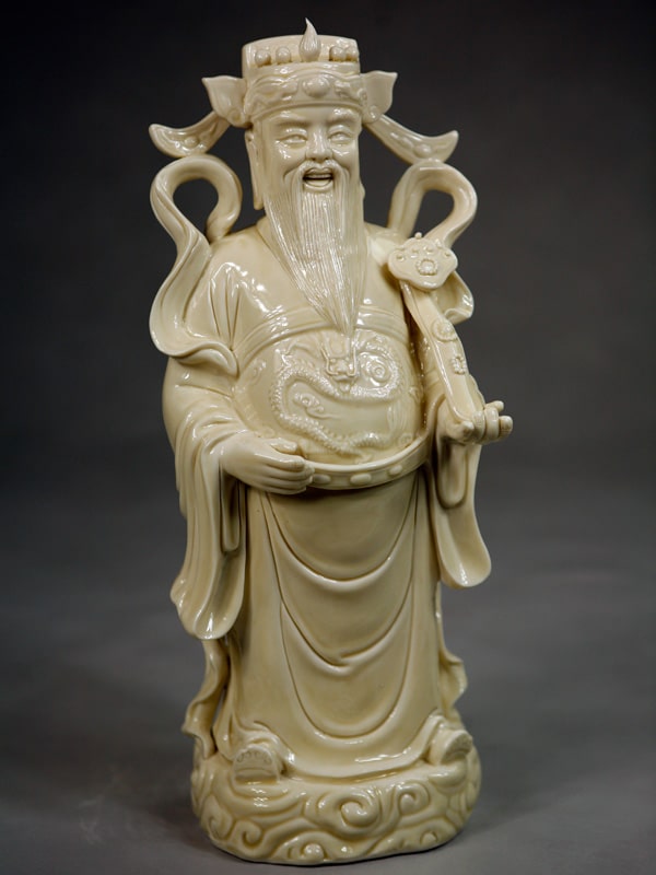 Porzellanfigur Fu Xing Feng Shui Glücksgott