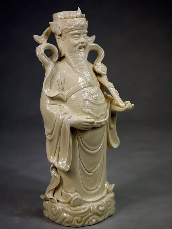 Porzellanfigur Fu Xing Feng Shui Glücksgott
