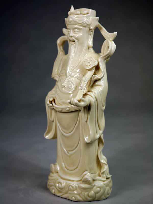 Porzellanfigur Fu Xing Feng Shui Glücksgott