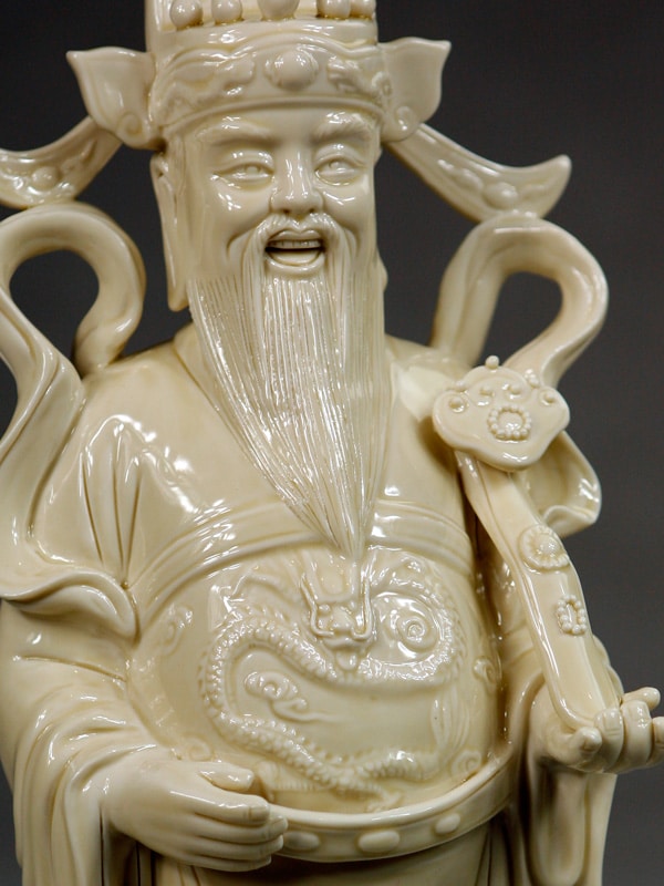 Porzellanfigur Fu Xing Feng Shui Glücksgott