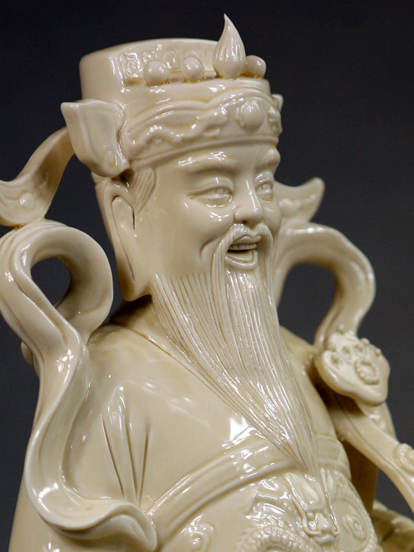 Porzellanfigur Fu Xing Feng Shui Glücksgott