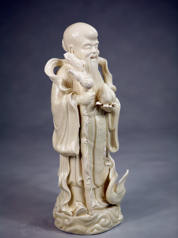 Porzellanfigur Shou Xing Feng Shui Glücksgott