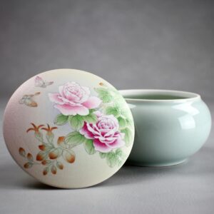 Deckeldose Porzellan