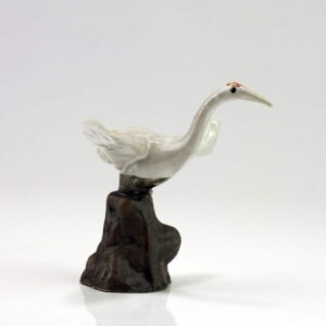 Bonsai-Figur "Kranich", Keramikfigur