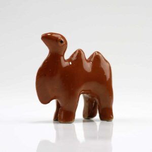 Bonsaifigur "Kamel", Keramik-Deko Trampeltier-0