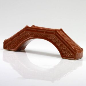 Chinesische Keramik-Brücke Gartendekoration, Bonsai-Gebäude