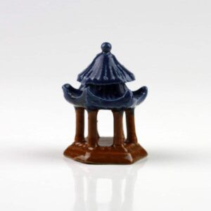 Keramikfigur "Chinesischer Tempel-Pavillon", Bonsai-Deko