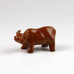 Bonsai-Figur "Büffel", chinesische Keramikfigur