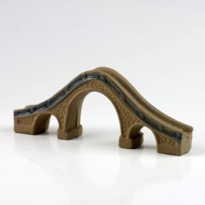 Chinesische Bogenbrücke Aquarium Dekoration Keramik