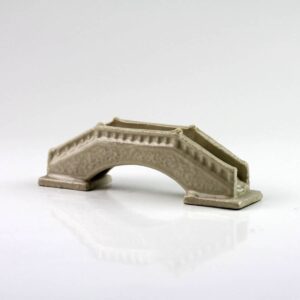 Chinesische Brücke Keramik-Pflanzendeko, Bonsai-Gebäude (L)