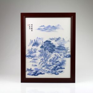 Chinesisches Wandbild Porzellan, Malerei auf Porzellan Fliese