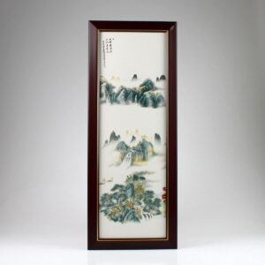 Chinesisches Porzellanbild "Wasserfall im Guilin", Wandbild Keramik-Fliese