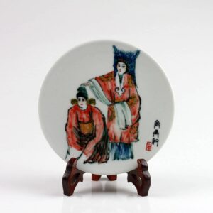 Porzellanteller "Hochzeit", chinesischer Teller Porzellan