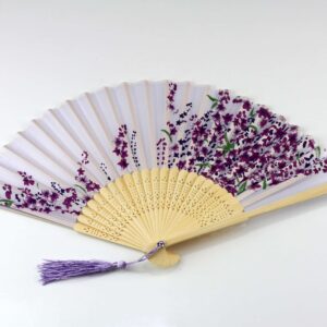 Chinesischer Fächer "Orchidee"